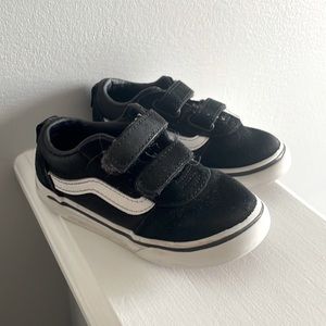 Kids Vans Velcro Slip-Ons